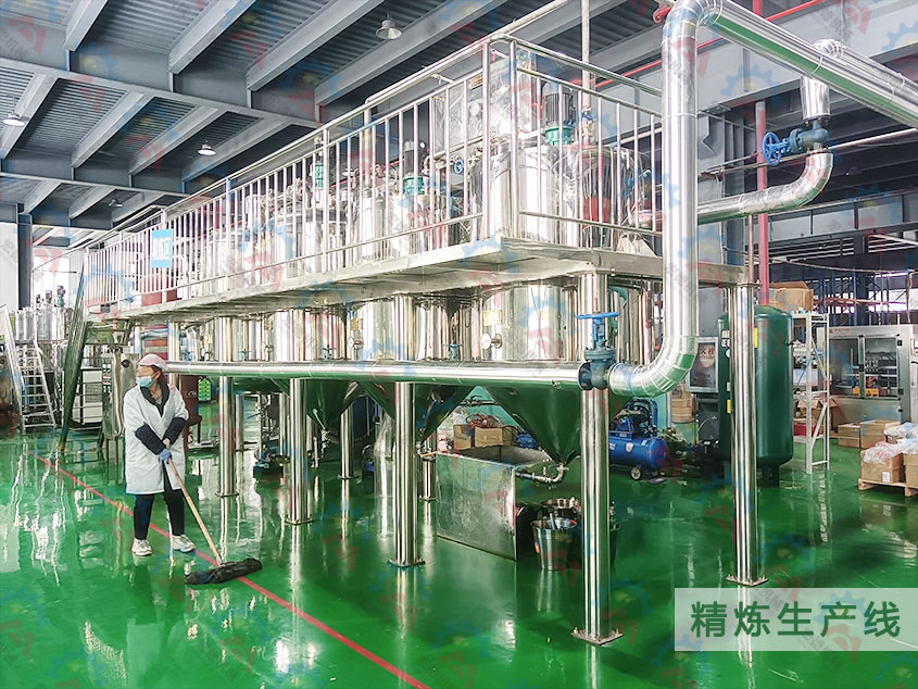 咸寧茶籽油壓榨精煉油設備項目