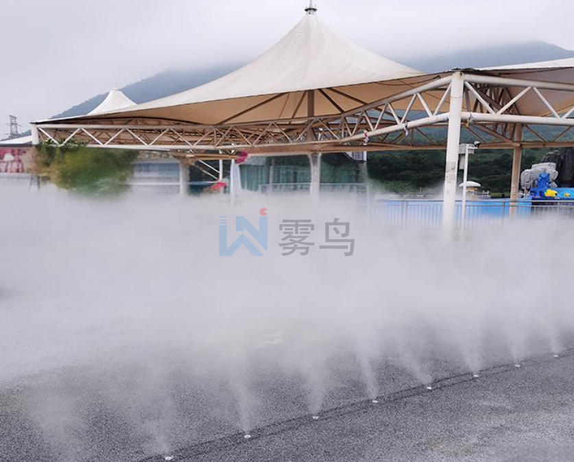北京公園的夏日秘密武器 —— 噴霧降溫系統?，北京噴霧降溫廠家